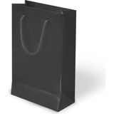 Muka Lüks Karton Çanta 25X30X9CM Pakette 10 Ad. - Siyah