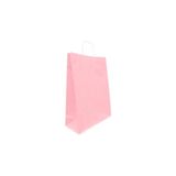 Muka Pembe Büküm Saplı Kraft Çanta 18x24cm Pakette 24 Ad.