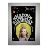 Muka Prenses Doğum Günü Metal Taç -Happy Birthday - 1 Adet Gümüş
