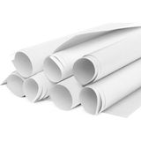Muka Renkli Fon Kartonu 100GR 50X70 cm Pakette 100 Adet - Beyaz