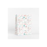 Muka Sevgililer Günü -Love- Desenli Karton Çanta 25X30CM Pakette 10 Ad..