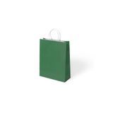 Muka Yeşil Büküm Saplı Kraft Çanta 31x41cm Pakette 24 Ad.