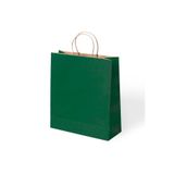 Muka Yeşil Büküm Saplı Kraft Kağıt Çanta 45x50cm Pakette 24 Ad.