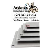 Mukavva Gri 1 mm 50x70 cm 10 Adet Sert Karton Ekstra Sıkıştırılmış 50*70 Mukavva Gri Renkli 10 Adet
