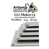 Mukavva Gri 1 mm 70x100 cm 10 Adet Sert Karton Ekstra Sıkıştırılmış 70*100 Mukavva Gri Renkli 10 Adet