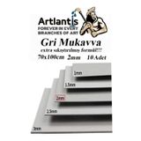 Mukavva Gri 2 mm 70x100 cm 10 Adet Sert Karton Ekstra Sıkıştırılmış 70*100 Mukavva Gri Renkli 10 Adet