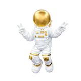Mukemel Türk Astronot Figür Duvar Dekoratif Astronot Biblo Heykeli Beyaz Salon Dekorasyon Ofis Aksesuarları (beyaz)