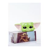 MUKKO HOME 3d Baby Yoda Kupa – Kulplu Porselen Kupa, 320 Ml, Özel Hediyelik Kutulu