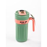 Mukko Home Dijital Göstergeli Paslanmaz 316 Çelik Termos 650Ml Kaydırmaz Bardak Mug Kupa Termos,Turkuaz