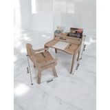 Mukotoys Education Table Montessori Çocuk Etkinlik Masa Sandalye Seti 2-10 Yaş Için - Ahşap