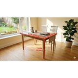 Mukotoys Iskandinav Tarzı Modern Çalışma ve Yemek Masası - 90X70 cm Ahşap Ayahlı 1.sınıf Mdf Meşe Desenli - 70 x 90