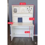 Mukotoys Transform Çalışma Masası Pistonlu 1.sınıf Mdf - 80x170 - Beyaz