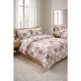 Muk's Çift Kişilik Nevresim Takımı 4 Parça 200X220 Nevresim 160X200 Çarşaf 2 Yastık Kılıf 50X70 %100 Pamuk