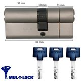 Mul-t-lock Mtl 600 Tuzaklı Bilyalı Kapı Kilidi 69 Mm