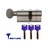 Mul-T-Lock Multlock MTL 400 Tuzaklı Barel Tokmaklı Mandallı 3 Anahtarlı Kapı Kilidi Güvenli Kapı Göbeği 69 mm 51289969