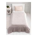 Mulberry 160x220 cm Krem Estelita Super Soft Fitilli Tek Kişilik Battaniye