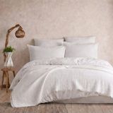 Mulberry 4 Katlı Müslin Pike Çift Kişilik I Battal Boy – %100 Pamuklu, Nefes Alabilir, Yumuşak Dokulu Dört Mevsim Kullanım 240X260 cm - Beyaz - 240 x 260 cm