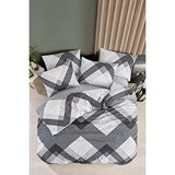 Mulberry Arven Nevresim Takımı Ranforce Çift Kişilik 200x220 Gri