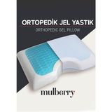 Mulberry Breathable Cool Jel Deluxe Hafızalı Yastık 60X40X13 cm - 60 x 40 x 13 cm - Beyaz