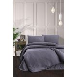 Mulberry Çift Kişilik Nevresim Takımı Pamuk Saten Çizgili %100 Pamuk 200 x 220 cm Antrasit