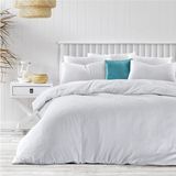 Mulberry Çift Kişilik Nevresim Takımı Pamuk Saten Çizgili %100 Pamuk 200*220 - 200 x 220 cm - Beyaz