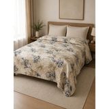 Mulberry Çift Kişilik Pike Yatak Örtüsü %100 Pamuk 220X230 - Lacivert