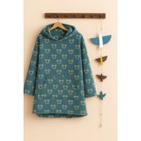 Mulberry Çocuk Giyilebilir Battaniye Wellsoft Unisex Oversize - 100 x 100 cm - Turkuaz