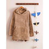 Mulberry Çocuk Giyilebilir Battaniye Wellsoft Unisex Oversize - 170 x 230 cm - Deve Tüyü