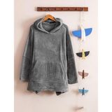Mulberry Çocuk Giyilebilir Battaniye Wellsoft Unisex Oversize - Antrasit - 80 x 100 cm
