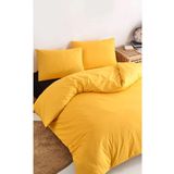 Mulberry Dubbelsid Çift Taraflı Nevresim Takımı Çarşafı Lastikli 200 * 220 Siyah-Gri