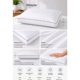 Mulberry Grado Micro Yastık 65X45+8 cm 1400 gr - 65 x 45 cm - Beyaz