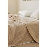 Mulberry Havuzlu Pike %100 Pamuk Kalın İplik Ev Dekorasyonu Tek Kişilik 170x240 Kahverengi