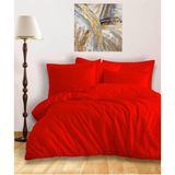 Mulberry Hermosa Ranforce %100 Pamuk Çift Kişilik Nevresim Takımı - Kırmızı - 200 x 220 cm
