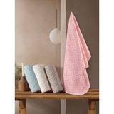 Mulberry Karessa 4'lü %100 Pamuk Jakarlı El Banyo Havlu 50X90 - Çok Renkli - 50 x 90 cm