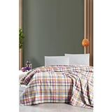 Mulberry Karla Tek Kişilik Pike Yatak Örtüsü 170 x 230 - Mor