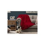 Mulberry Kırmızı Wellsoft Tv Battaniye 100x170 Cm Antrasit