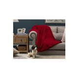 Mulberry Kırmızı Wellsoft Tv Battaniye 100x170 Cm, Tek Kişilik