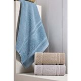 Mulberry Loft %100 Pamuk Jakarlı Lüks Banyo Havlusu Yüksek Emici Yumuşak Doku 50x90 Cm Çok Renkli