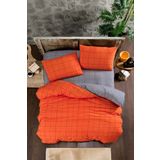 Mulberry Orange Nevresim Takimi Cift Kisilik 4 Parca 200X220-Oranj