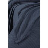 Mulberry Örgü Pike Pamuk Kalın Iplik Yumuşak Battal Boy 240*260 cm - 240 x 260 cm - Lacivert
