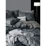 Mulberry Pandora Lastikli Çarşaflı Nevresim Takımı Çift Kişilik 200 * 220-Gri