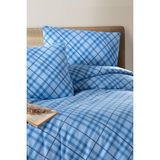 Mulberry Pazen Flanel Kışlık Tek Kişilik Nevresim Takımı - Mavi - 160 x 200 cm