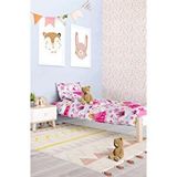 Mulberry Prenses Genç Nevresim Takımı 160*220- Pembe Antrasit