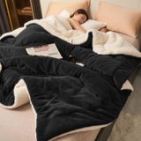 Mulberry Sherpa Polar Battaniye Çift Taraflı Tek Kişilik 160x220 cm