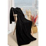 Mulberry Siyah Wellsoft Tek Kişilik Tv Battaniye 100 x 170 cm Yumuşak Polyester Kumaş