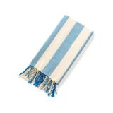 Mulberry Striped Peştemal Banyo Havlusu Plaj Havlusu Mavi