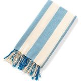 Mulberry Striped Peştemal Havlusu Plaj Havlusu Mavi - Standart