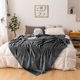 Mulberry Tek Kişilik Fitilli Yumuşak Dokulu Battaniye 170 x 230 cm - Antrasit