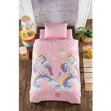 Mulberry Unicorn Tek Kişilik Nevresim Takımı Pembe