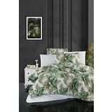 Mulberry Verde Çift Kişilik Nevresim Takımı Ranforce Pamuk Yeşil 200x220